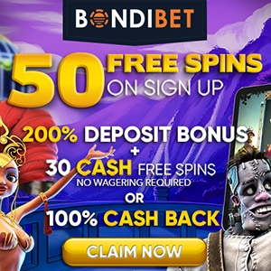bonus sans dépôt bondibet casino