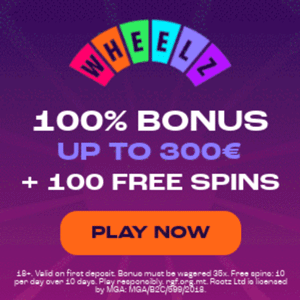 bonus sans dépôt de wheelz casino